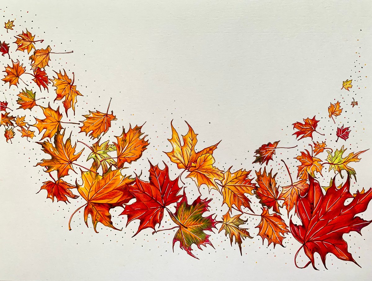 Illustrative Painting , Waltzing In The Wind By Karen Elaine Evans, 17 X 12, Artwork For Sale On Artfinder