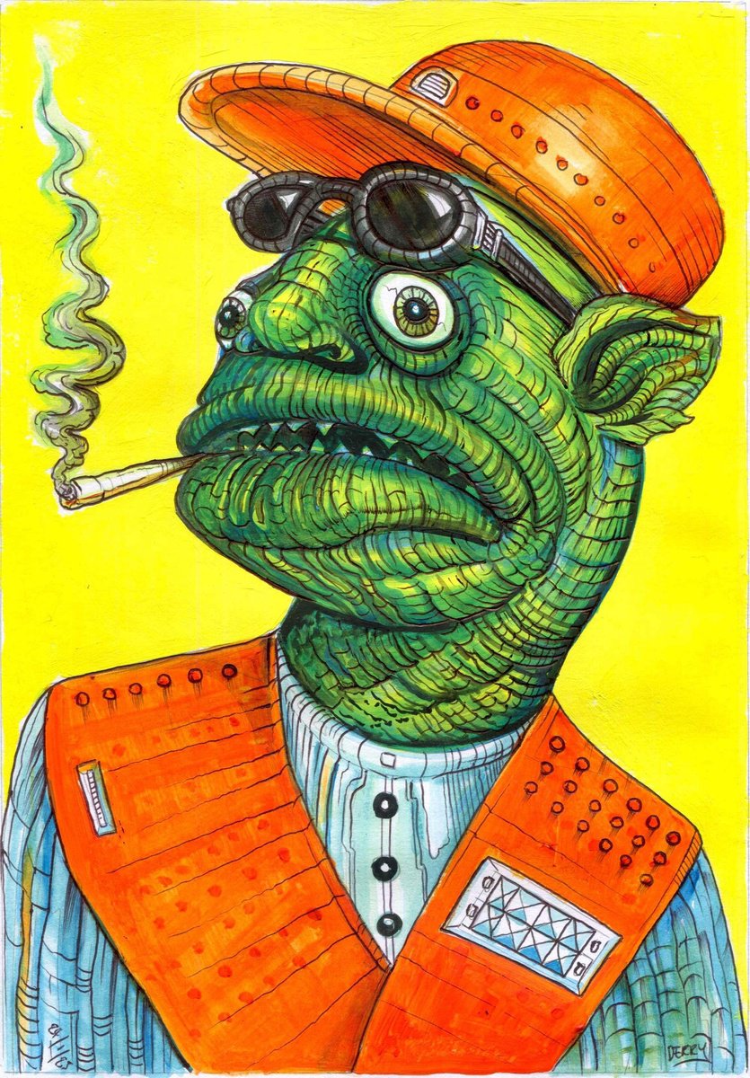 Mr Orange Roughy Ruffalo Drawing by Spencer Derry ART Artfinder