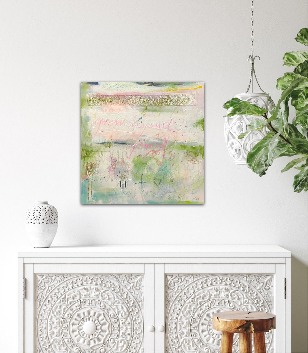 Grow Beyond Yourself No.2 By Bea Schubert, 24 X 24, Artwork For Sale On Artfinder