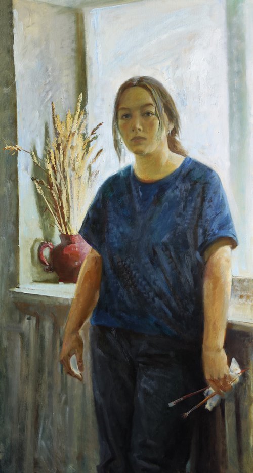 Self-portrait by Maria Egorova
