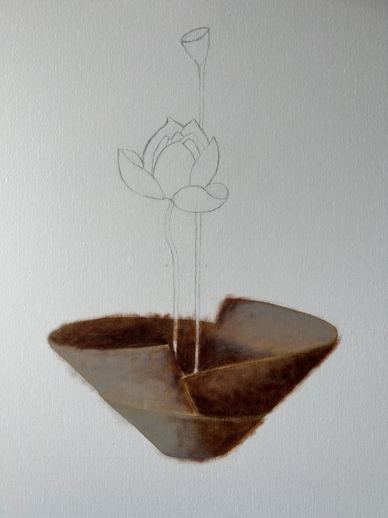 Ikebana: Lotus Flower