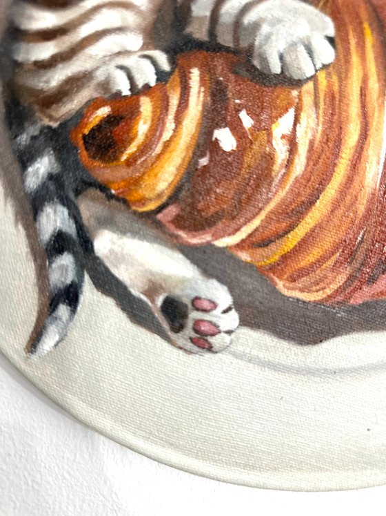 On a Croissant Plate