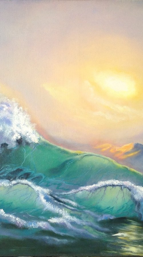 Emerald Wave by Liubov Samoilova