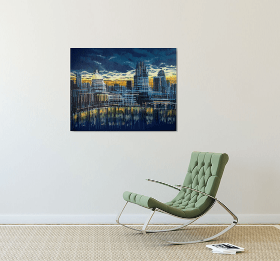 London Skyline Sunset