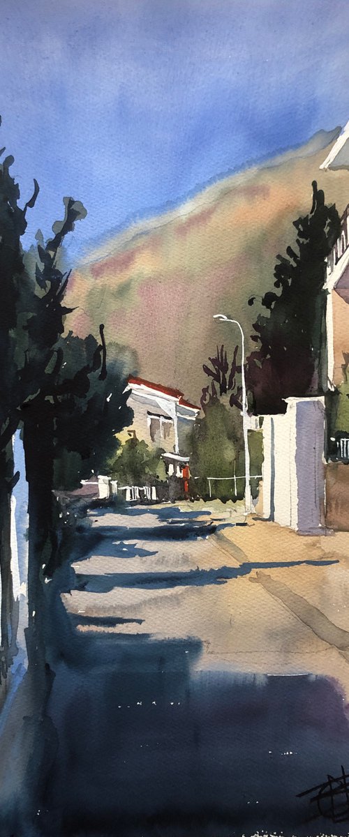 Morning in the city by Olga Beloborodova