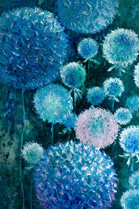 Blue flowers