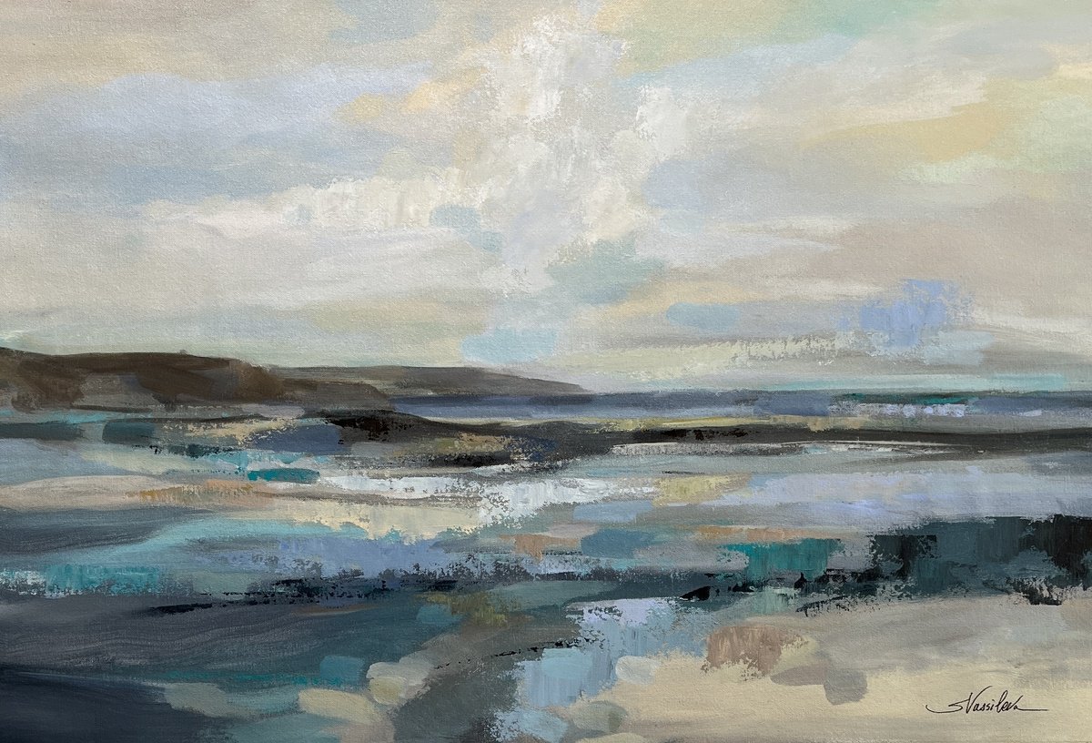  Del Mar Lagoon By Silvia Vassileva, 36 X 24, Artwork For Sale On Artfinder