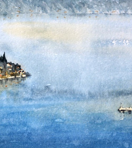 Montenegro #45 17x36 cm 2019 by Nenad Kojić watercolorist