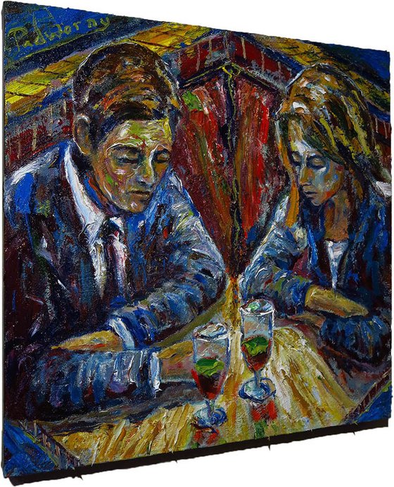 Original Oil Painting Love