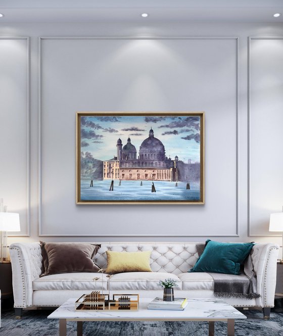 Warm Foggy Sunrise in Venice