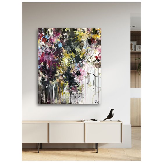 A long time ago - Large modern abstract paintings
