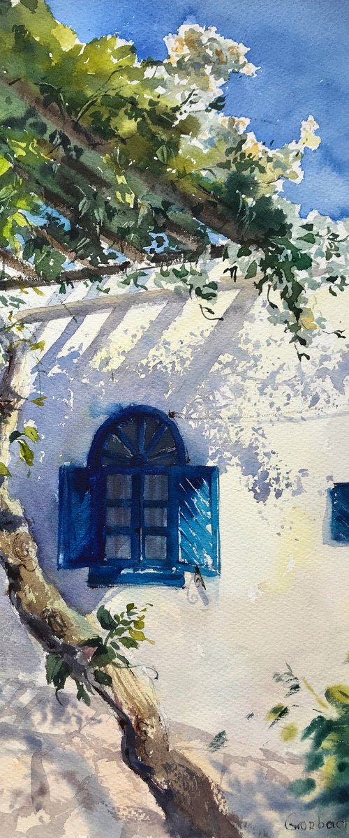 English village  Cyprus #15 by Eugenia Gorbacheva
