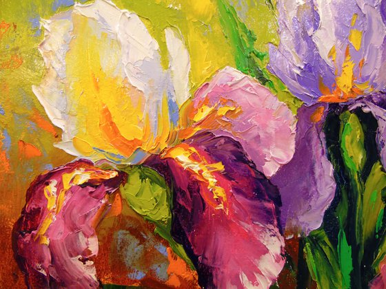 Bouquet of irises