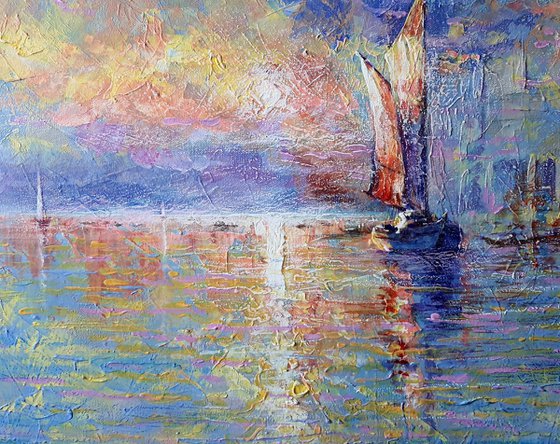 Golden Gondolas of the Venice Carnival