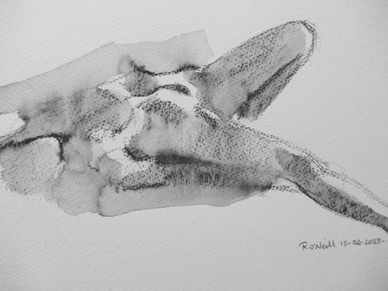 Reclining male nude