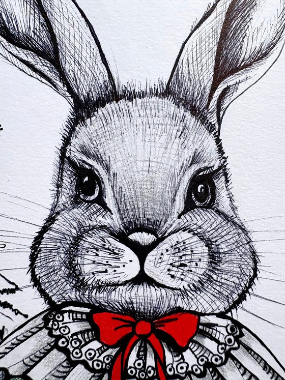 CHRISTMAS LADY BUNNY