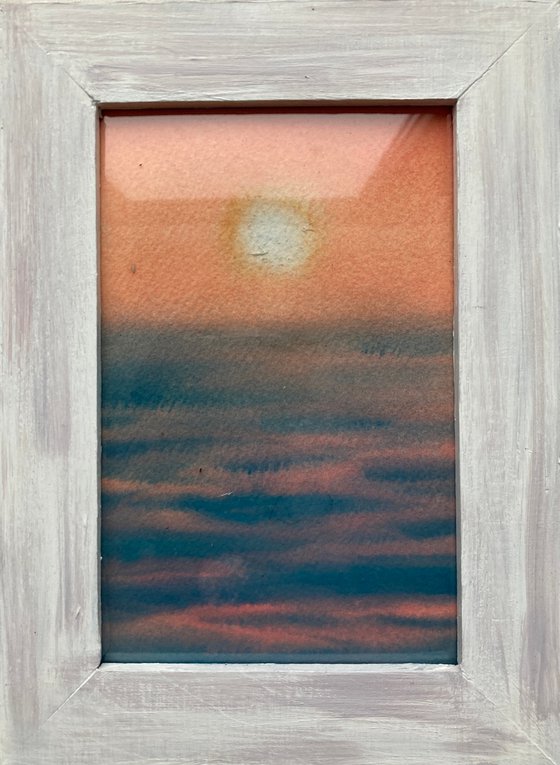 SUNSET ON THE SEA #4 - poliptych
