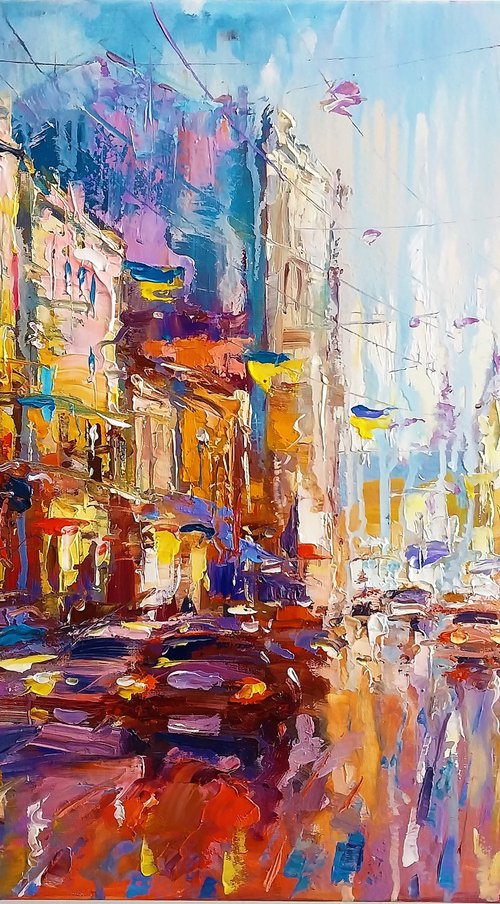 cityscape (Kharkiv Sumska St,) by Andrej  Ostapchuk