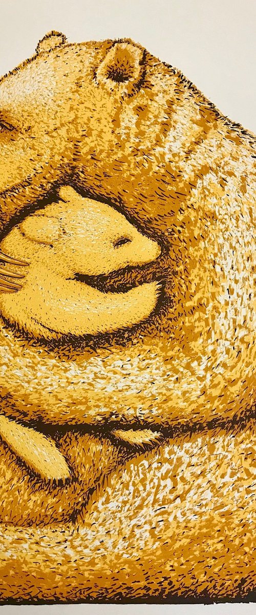 Bear Hugs (Gold) by Tim Southall