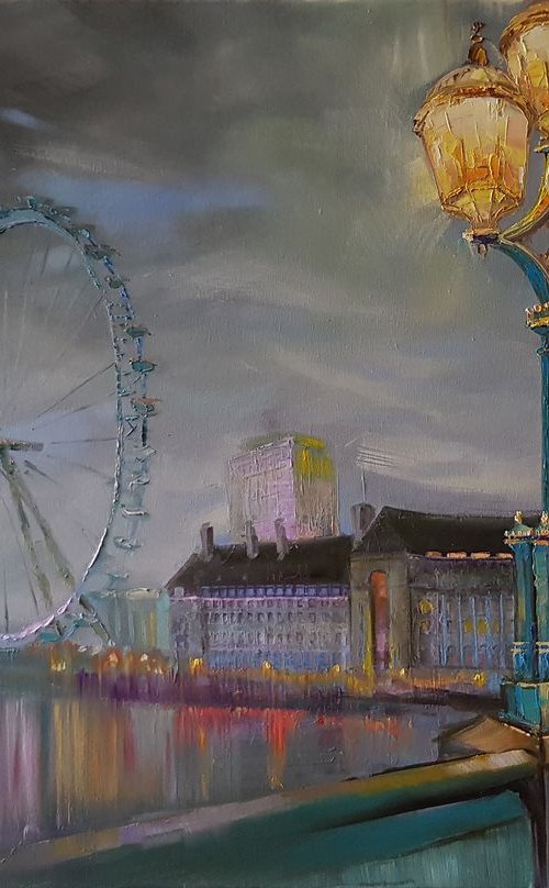 London view (120x80cm) by Mary Voloshyna