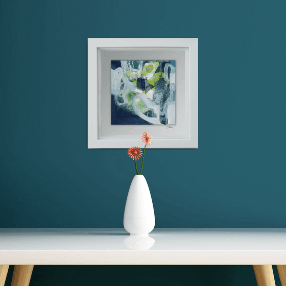 Thinking out loud #3-  Framed ready to hang original abstract