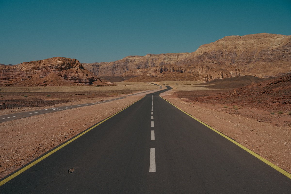 Photograph , Desert Road #2 By Tal Paz-Fridman, 40 X 28, Artwork For Sale On Artfinder