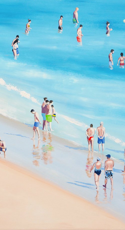 Simon beach (Framed) by Carlos Martín