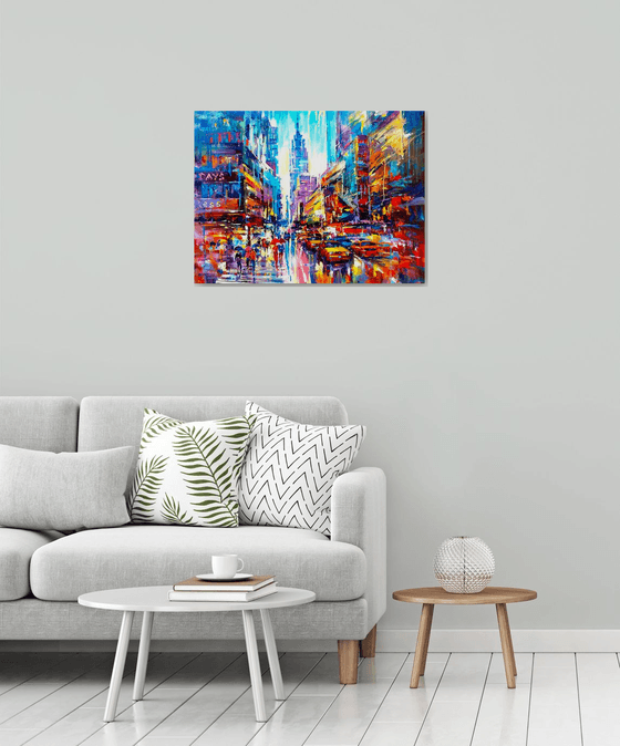 Abstract cityscape (New York)