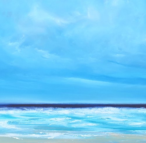 The Greatest Things In Life Are Free 2- peaceful seascape, stunning, panoramic by Mel Graham