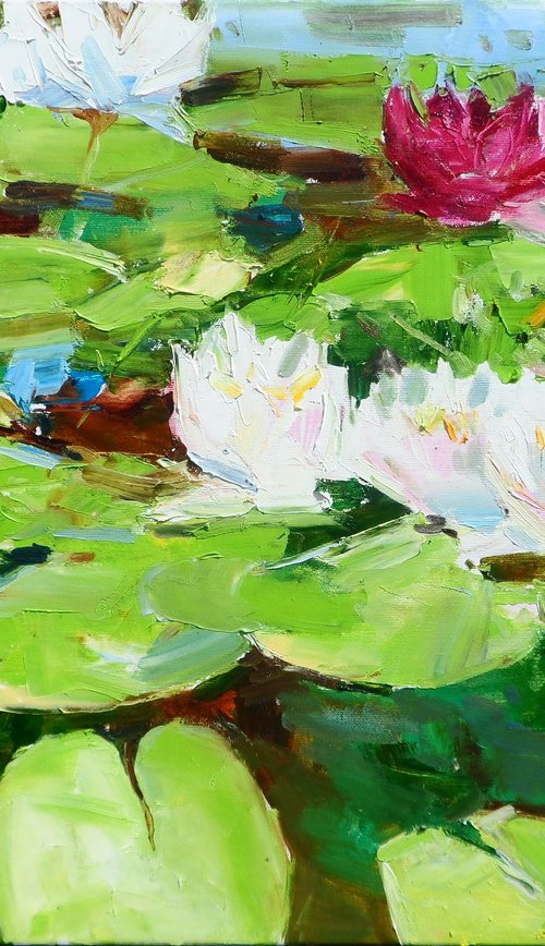 "Water Lilies  " by Yehor Dulin