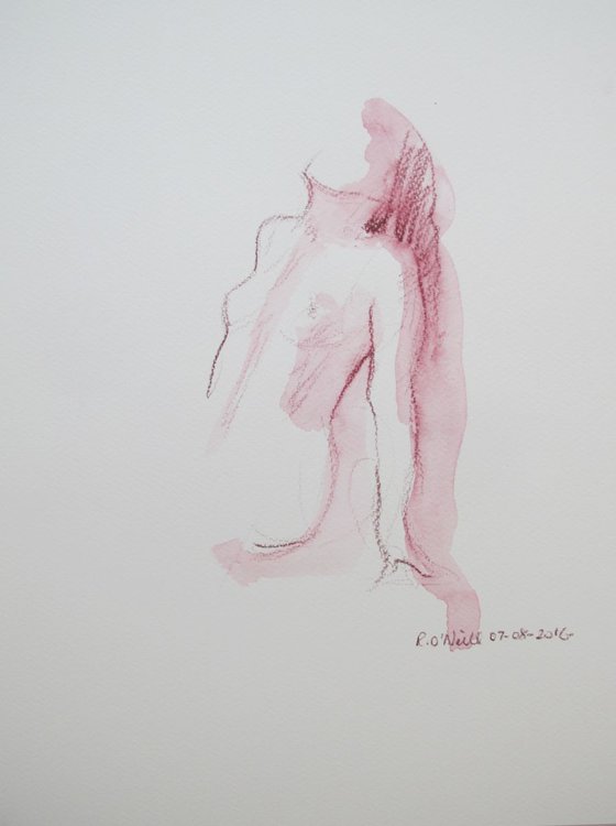 Seated nude