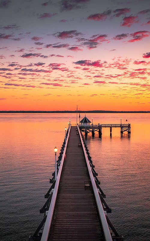 'Yarmouth Pier' Sunrise Print by Chad Powell