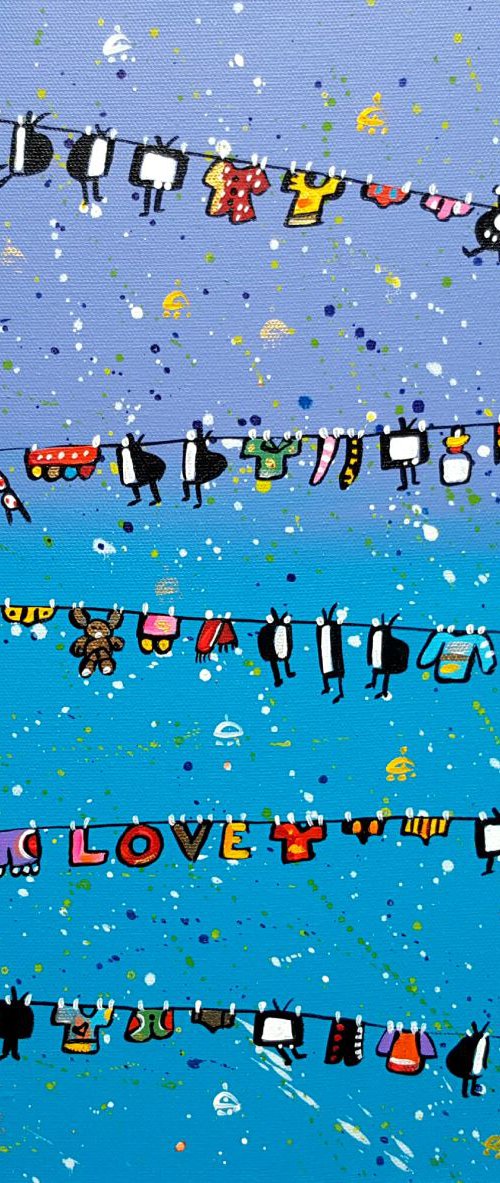 Super Box Laundry Televisions by Maria Luisa  Azzini