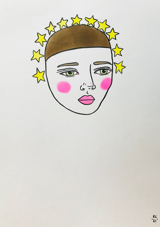 Portrait with Stars