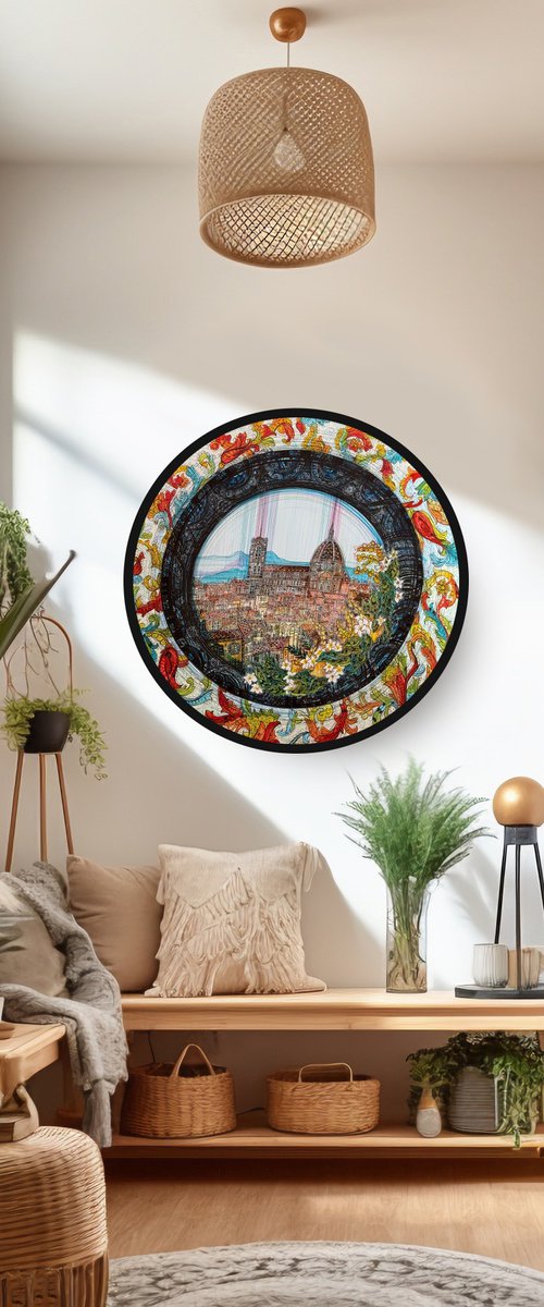 Florence. View from Window by Maria Susarenko
