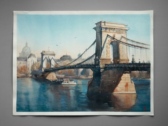 The Chain Bridge in Budapest