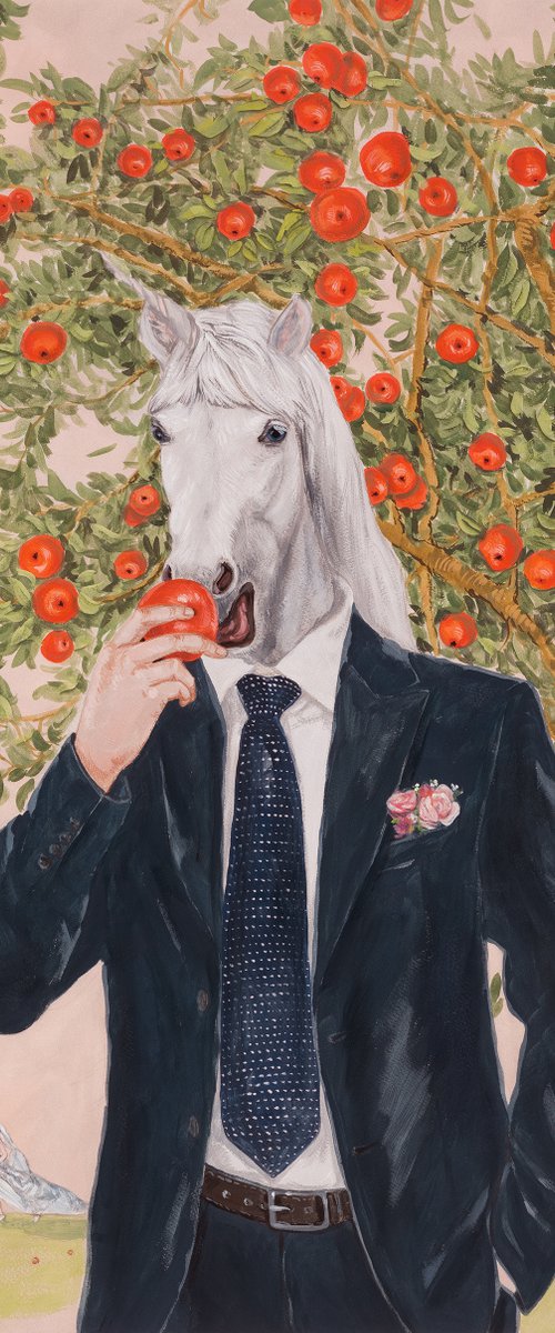 Unicorn and Eden Apple by Natalie Levkovska
