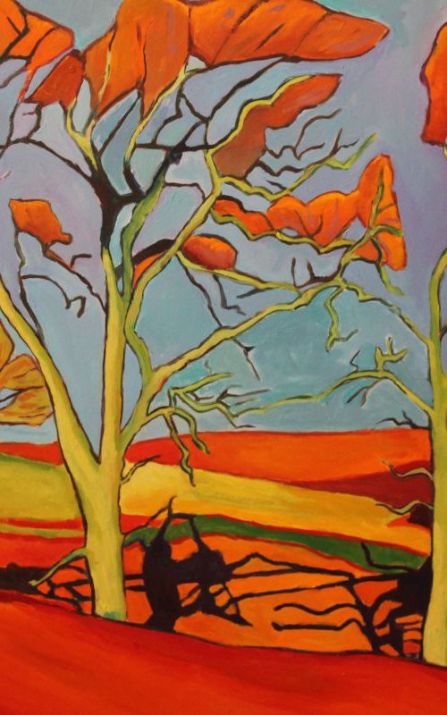 Snowdonian Windswept Trees by Emma Cownie