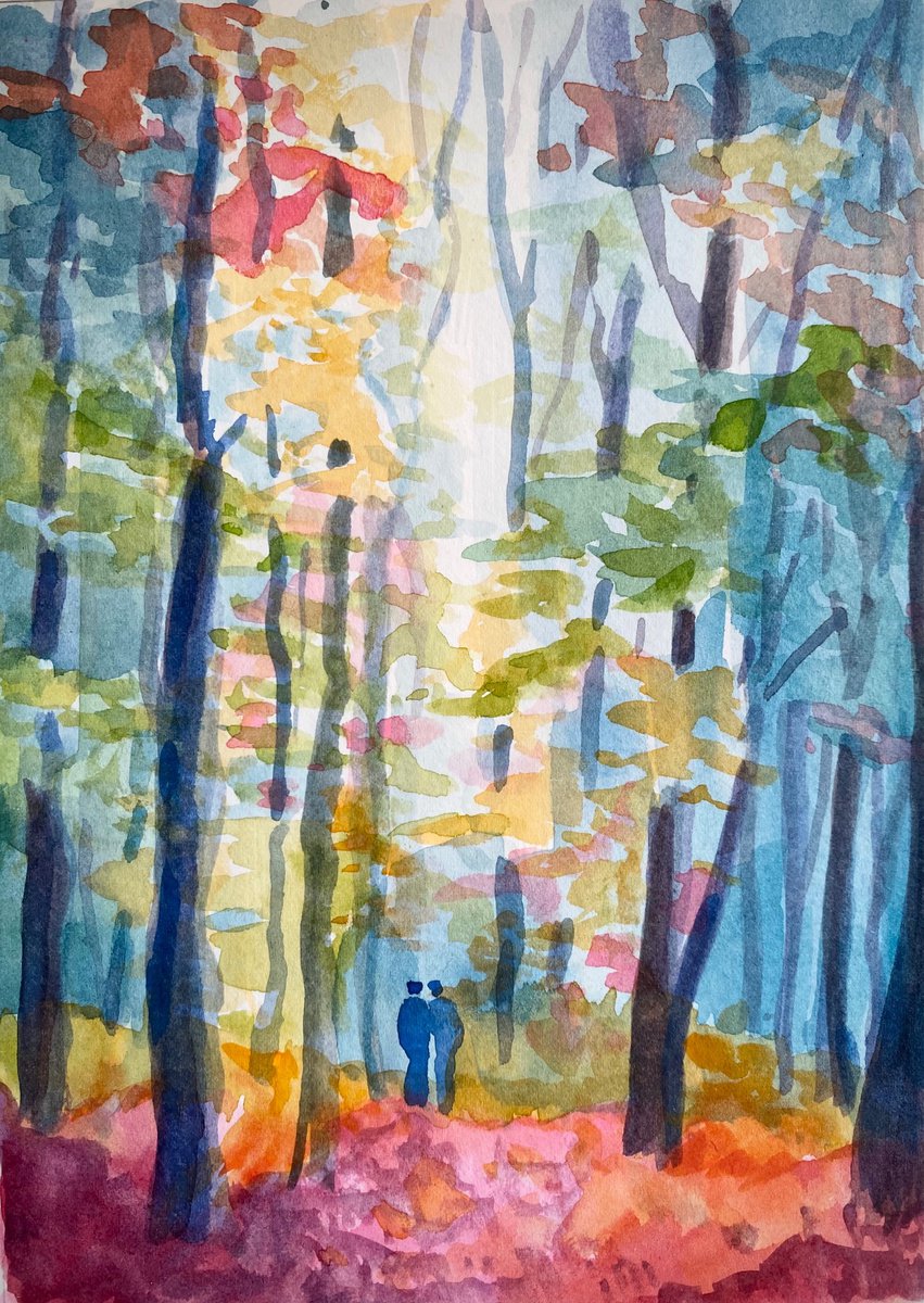 Autumn Walk by Rebecca Denton