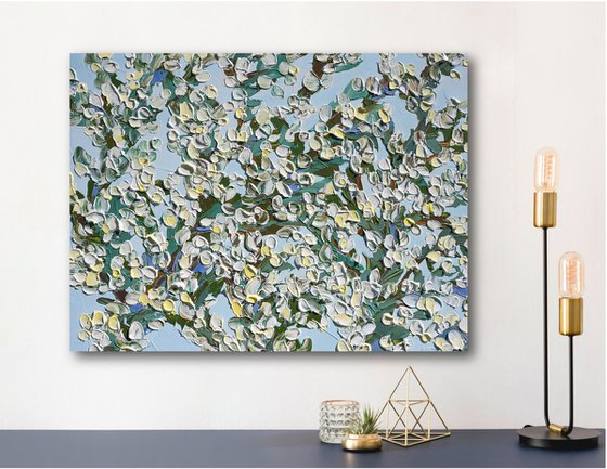 Waiting for sprint - Cherry Blossom Painting