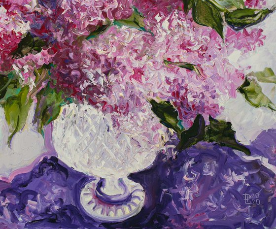 Lilac Laces FRAMED