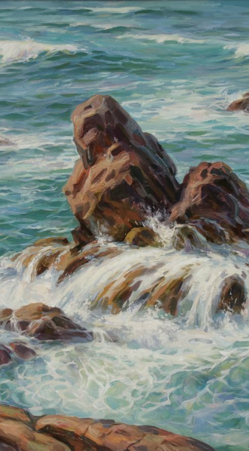 Sea Symphony. Part 3. 60x80cm, 2015 by Serguei Zlenko