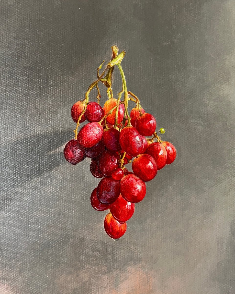 The grapes by Fatemeh Fahandezh