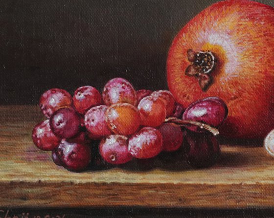Grapes and Pomegranate
