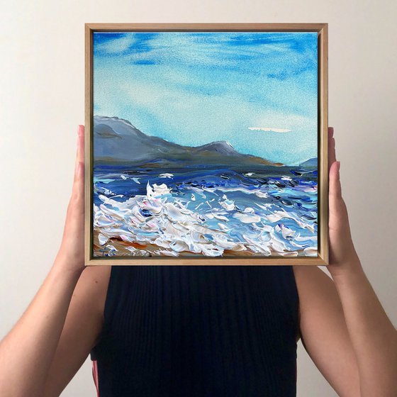 Coastal bloom - diptych