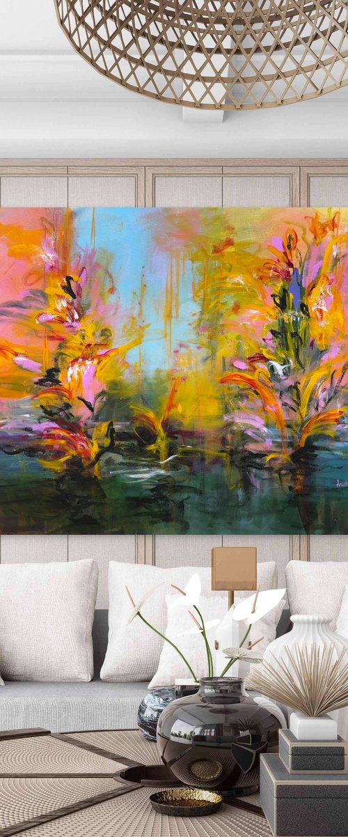 Yellow water irises by Andrada Anghel