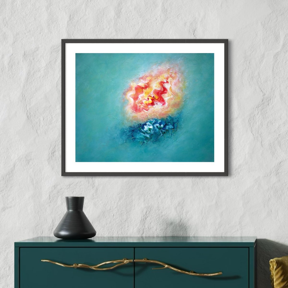 Abstract Acrylic Painting By Tam Chianta, 20 X 16", Acquainted With The Light, Original Artwork