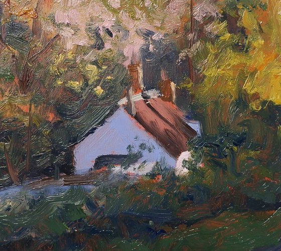 House In Wooded Valley