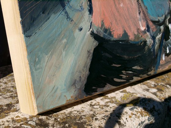 Woman with a book (detail)