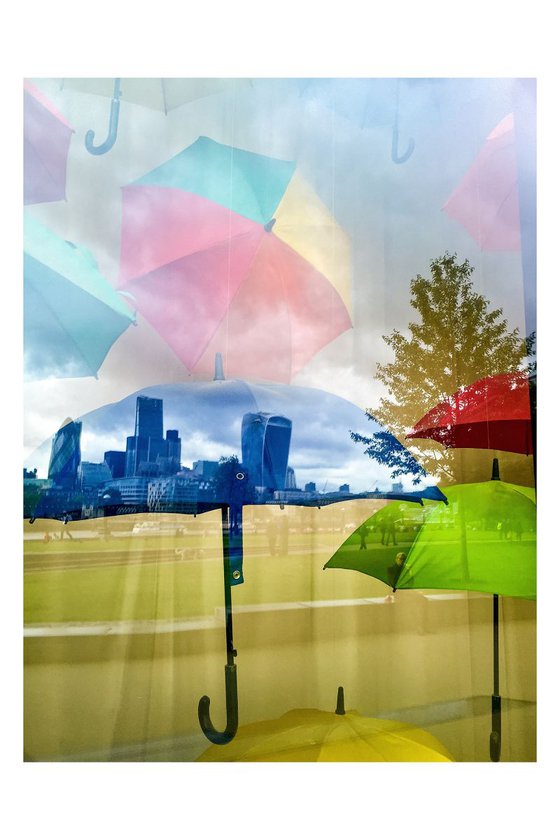 All under one umbrella‏  ( LIMITED EDITION 1/50) 12""X18" (white border)